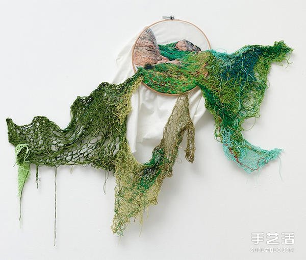 跳出木框的刺繡風(fēng)景 創(chuàng)造不一樣的視覺效果 -  rpnrmr.com