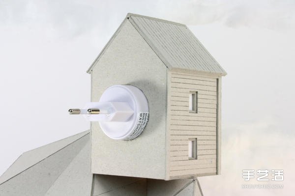 厚紙板DIY制作小屋造型燈罩 栩栩如生引人入勝 -  rpnrmr.com