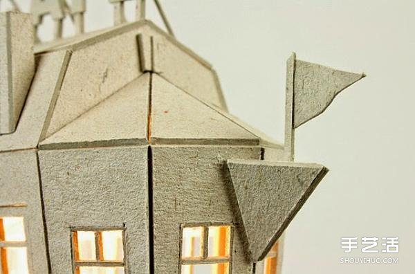 厚紙板DIY制作小屋造型燈罩 栩栩如生引人入勝 -  rpnrmr.com