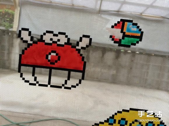 利用玻璃顏料DIY紗窗 最浪漫的夏日八位元畫 -  rpnrmr.com