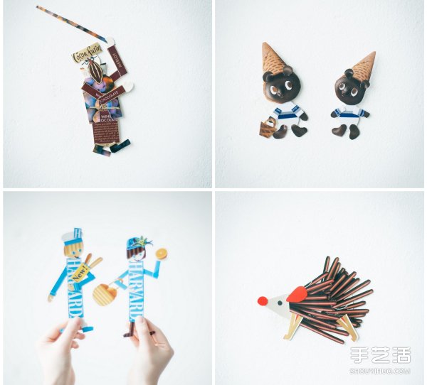 零食餅干盒剪貼 制作可愛(ài)逗趣的人物與動(dòng)物 -  rpnrmr.com