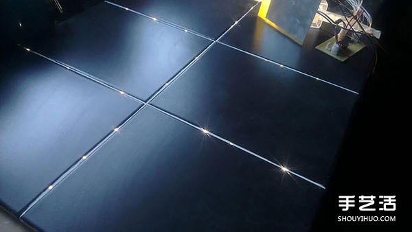 用光纖把家里的地板變成星夜般星光點(diǎn)點(diǎn)！ -  rpnrmr.com