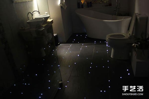 用光纖把家里的地板變成星夜般星光點(diǎn)點(diǎn)！ -  rpnrmr.com