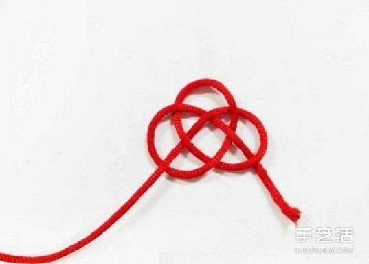 雙線結(jié)玫瑰花的編法 手工編織雙線結(jié)玫瑰圖解 -  rpnrmr.com
