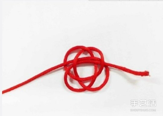 雙線結(jié)玫瑰花的編法 手工編織雙線結(jié)玫瑰圖解 -  rpnrmr.com