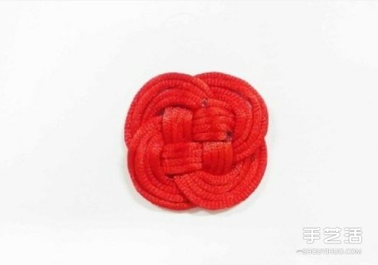 雙線結(jié)玫瑰花的編法 手工編織雙線結(jié)玫瑰圖解 -  rpnrmr.com