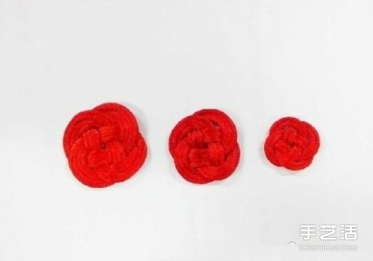 雙線結(jié)玫瑰花的編法 手工編織雙線結(jié)玫瑰圖解 -  rpnrmr.com