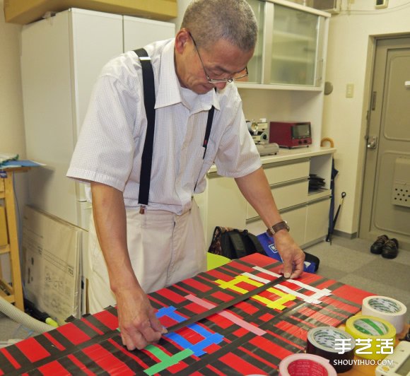 膠帶也能做招牌 日本手工達(dá)人剪貼“修悅體” -  rpnrmr.com