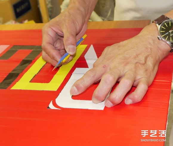 膠帶也能做招牌 日本手工達(dá)人剪貼“修悅體” -  rpnrmr.com