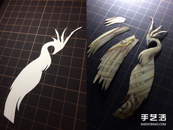 經(jīng)典動(dòng)漫“魔卡少女櫻”庫(kù)洛牌紙雕作品圖片 -  rpnrmr.com
