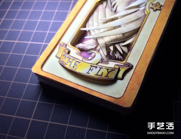 經(jīng)典動(dòng)漫“魔卡少女櫻”庫(kù)洛牌紙雕作品圖片 -  rpnrmr.com
