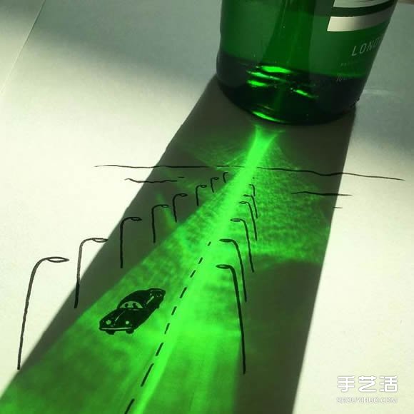 創(chuàng)意影子畫的畫法 兒童影子畫作品圖片 -  rpnrmr.com