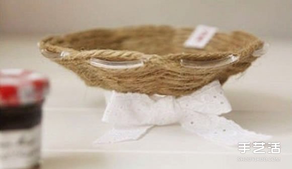 麻繩收納盤制作方法圖解 DIY麻繩收納盤子教程 -  rpnrmr.com