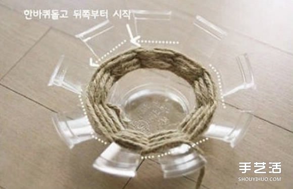 麻繩收納盤制作方法圖解 DIY麻繩收納盤子教程 -  rpnrmr.com
