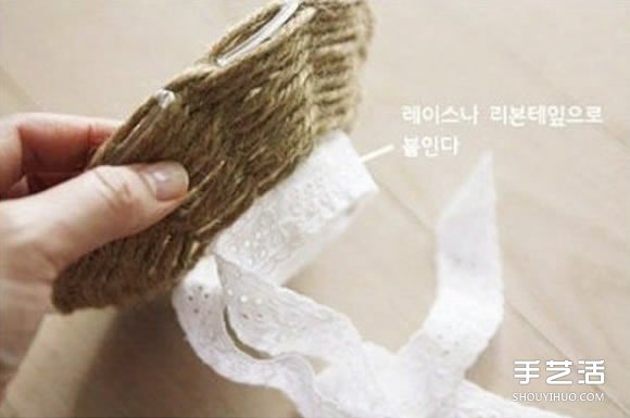 麻繩收納盤制作方法圖解 DIY麻繩收納盤子教程 -  rpnrmr.com