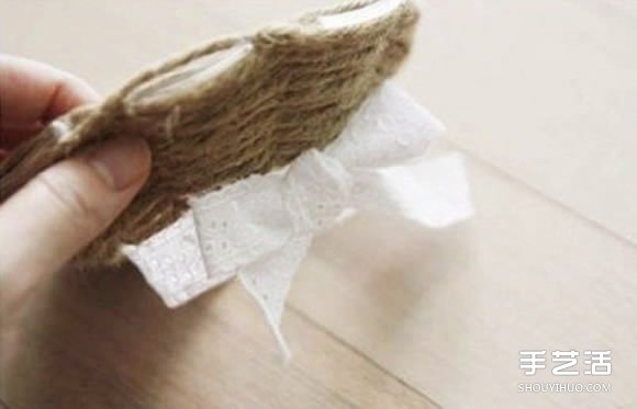 麻繩收納盤制作方法圖解 DIY麻繩收納盤子教程 -  rpnrmr.com