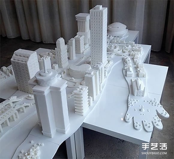 壯麗又甜蜜！以方糖作為磚瓦創(chuàng)作的建筑模型 -  rpnrmr.com
