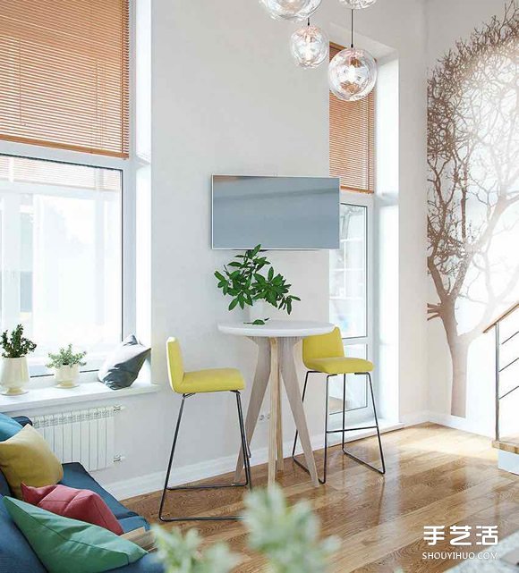 挑高空間好寬闊 莫斯科樓中樓小戶型住宅裝修 -  rpnrmr.com