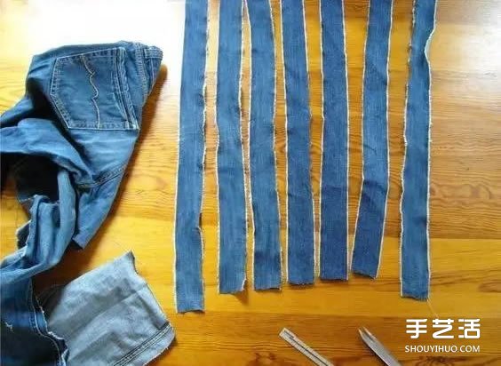買菜手提袋制作交叉 舊牛仔褲改造買菜袋子 -  rpnrmr.com