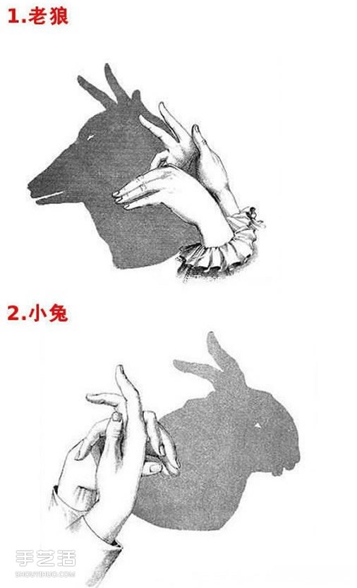 簡(jiǎn)單手影圖片大全 幼兒手影戲圖片教學(xué) -  rpnrmr.com