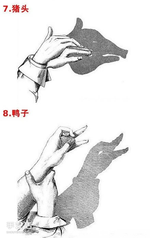 簡(jiǎn)單手影圖片大全 幼兒手影戲圖片教學(xué) -  rpnrmr.com