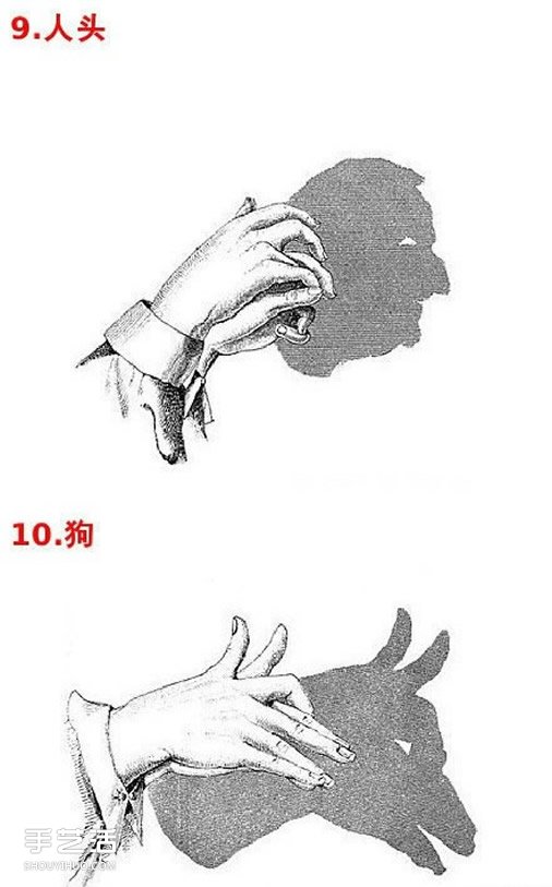 簡(jiǎn)單手影圖片大全 幼兒手影戲圖片教學(xué) -  rpnrmr.com