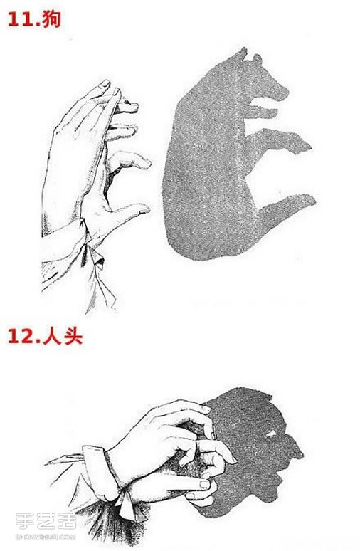 簡(jiǎn)單手影圖片大全 幼兒手影戲圖片教學(xué) -  rpnrmr.com