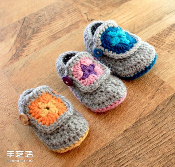 超Q毛線針織嬰兒鞋作品 手工寶寶毛線鞋圖片 -  rpnrmr.com
