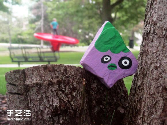 一年畫遍1000顆 讓人想收藏的可愛石頭畫作品 -  rpnrmr.com