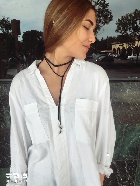 細致簡約的綁帶頸鏈DIY 輕易就能散發(fā)女人味 -  rpnrmr.com