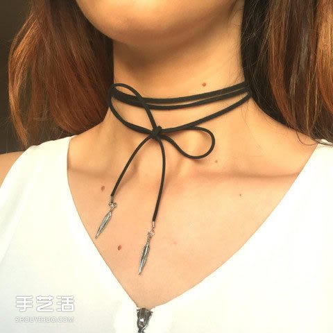 細致簡約的綁帶頸鏈DIY 輕易就能散發(fā)女人味 -  rpnrmr.com
