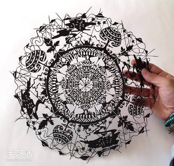 紙雕藝術家Mr.Riu作品 美翻了的手工紙藝圖片 -  rpnrmr.com