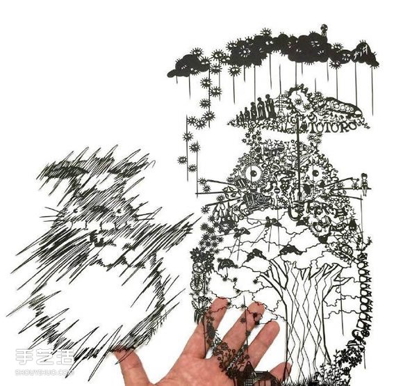紙雕藝術家Mr.Riu作品 美翻了的手工紙藝圖片 -  rpnrmr.com