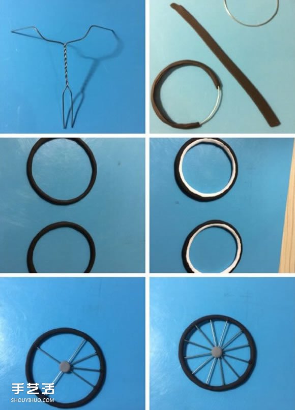 迷你自行車做法圖解 手工自行車模型制作教程 -  rpnrmr.com