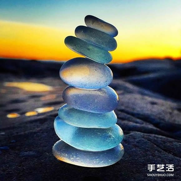 圓潤剔透的海玻璃 大自然加工的美麗“寶石” -  rpnrmr.com