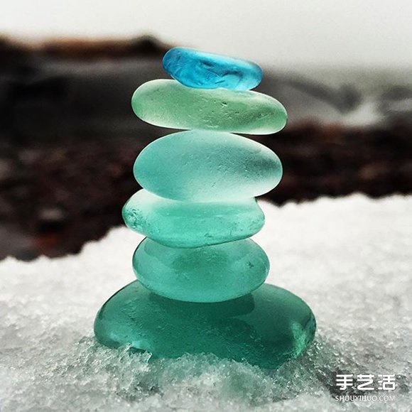 圓潤剔透的海玻璃 大自然加工的美麗“寶石” -  rpnrmr.com