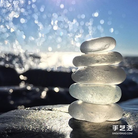 圓潤剔透的海玻璃 大自然加工的美麗“寶石” -  rpnrmr.com