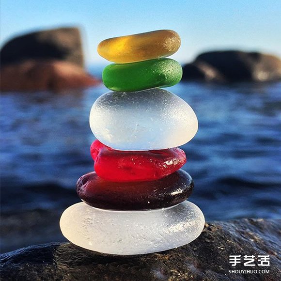 圓潤剔透的海玻璃 大自然加工的美麗“寶石” -  rpnrmr.com