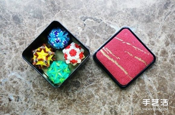 折紙花球作品圖片 配漂亮包裝盒變身超贊禮物 -  rpnrmr.com