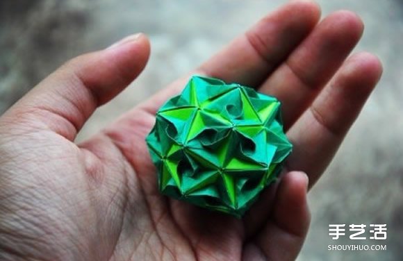 折紙花球作品圖片 配漂亮包裝盒變身超贊禮物 -  rpnrmr.com