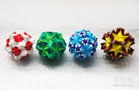 折紙花球作品圖片 配漂亮包裝盒變身超贊禮物 -  rpnrmr.com