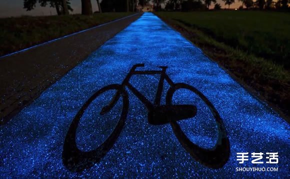 夜光自行車道點(diǎn)亮波蘭小鎮(zhèn) 不插電的發(fā)光馬路 -  rpnrmr.com