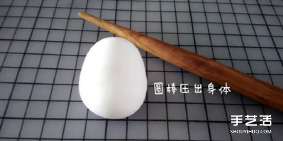 超輕粘土DIY制作土豆兔Molang的步驟圖解 -  rpnrmr.com