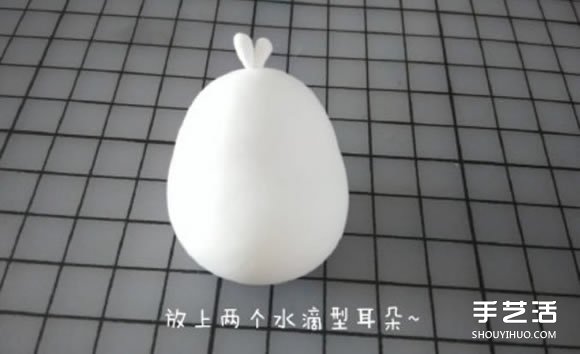 超輕粘土DIY制作土豆兔Molang的步驟圖解 -  rpnrmr.com