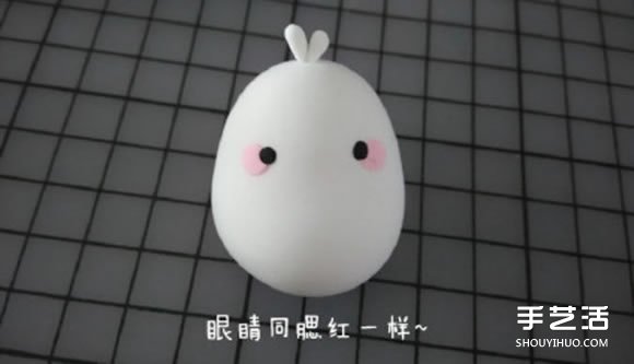 超輕粘土DIY制作土豆兔Molang的步驟圖解 -  rpnrmr.com