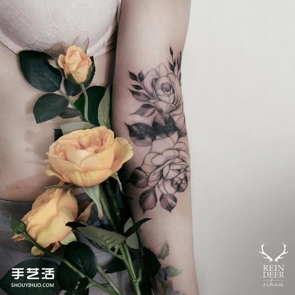 巴洛克式的繁花：結(jié)合服裝與攝影的美感紋身 -  rpnrmr.com
