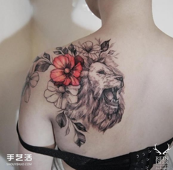 巴洛克式的繁花：結(jié)合服裝與攝影的美感紋身 -  rpnrmr.com