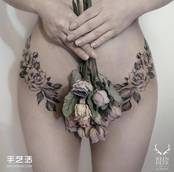 巴洛克式的繁花：結(jié)合服裝與攝影的美感紋身 -  rpnrmr.com