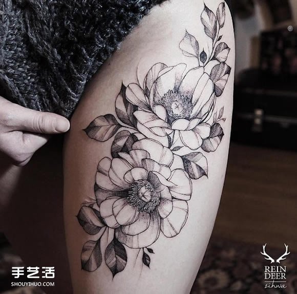 巴洛克式的繁花：結(jié)合服裝與攝影的美感紋身 -  rpnrmr.com