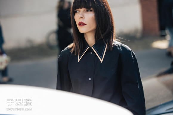 巴黎時裝周街拍bob發(fā)型 展現(xiàn)女人不同美感 -  rpnrmr.com